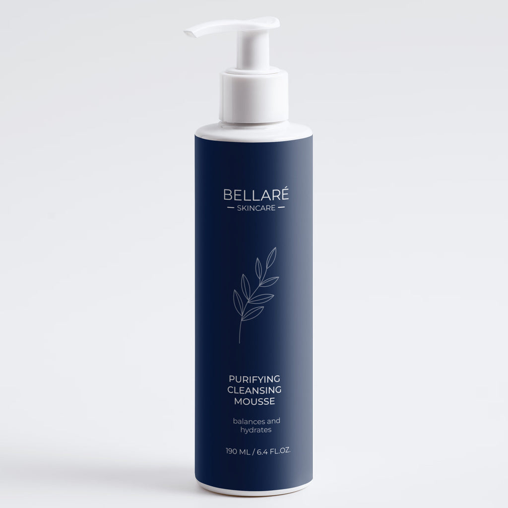 Bellaré Purifying Cleansing Mousse with aloe vera and blackberry extract